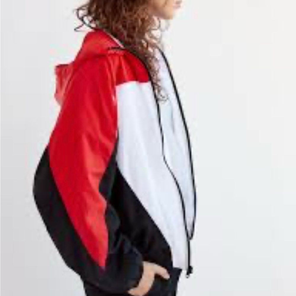 TNA Red and White Mesh Jacket